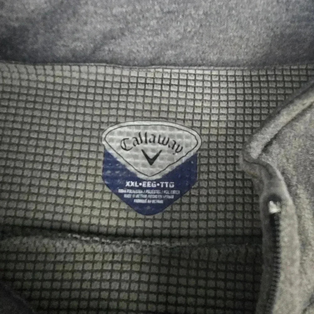 Callaway 1/4 Zip Pullover Long sleeve Sz XXL Gray - Picture 4 of 7